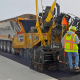 Paving control solutions example for Sitech Louisiana with a paving matching on a construction site.